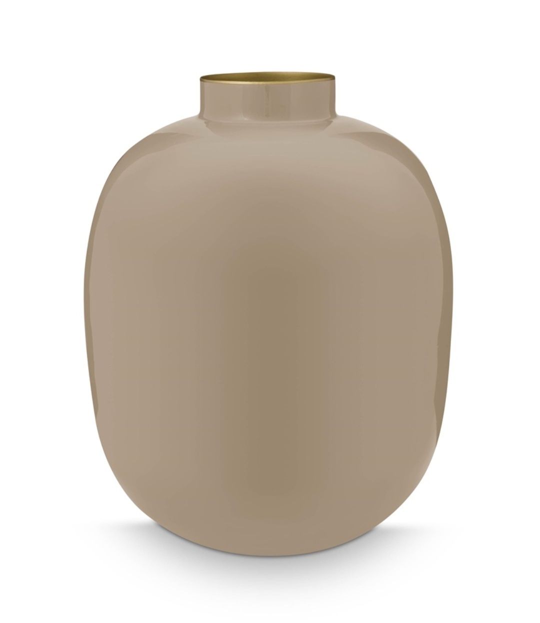 Vaso metal khaki 32cm