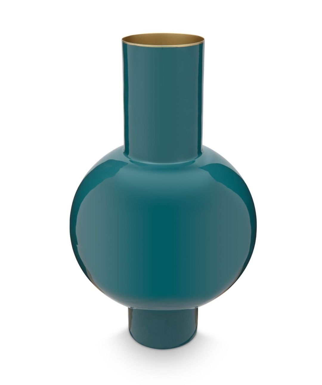 Vaso metal medium  dark green 24x40cm 